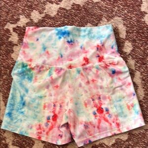 Colorful Tie-Dye Women's Shorts